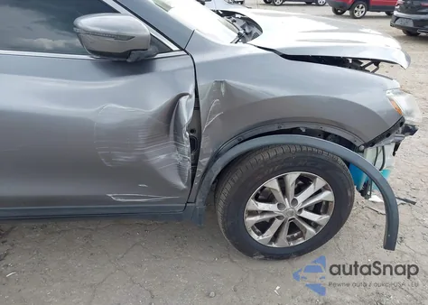 2016 Nissan Rogue Sv из США, поврежденный, VIN KNMAT2MVXGP600099